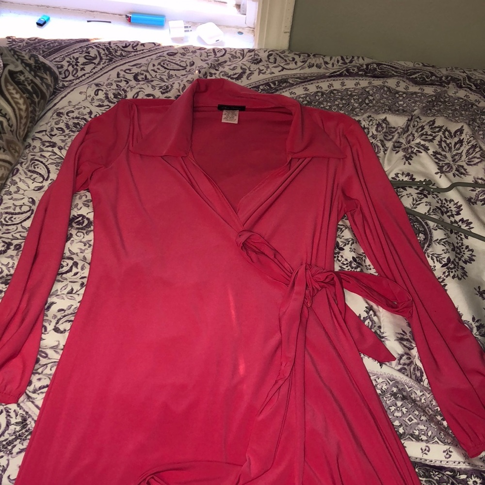 Long Sleeve Wrap dress